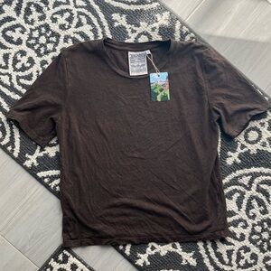 NWT Jungmaven Silverlake Cropped Coffee Bean